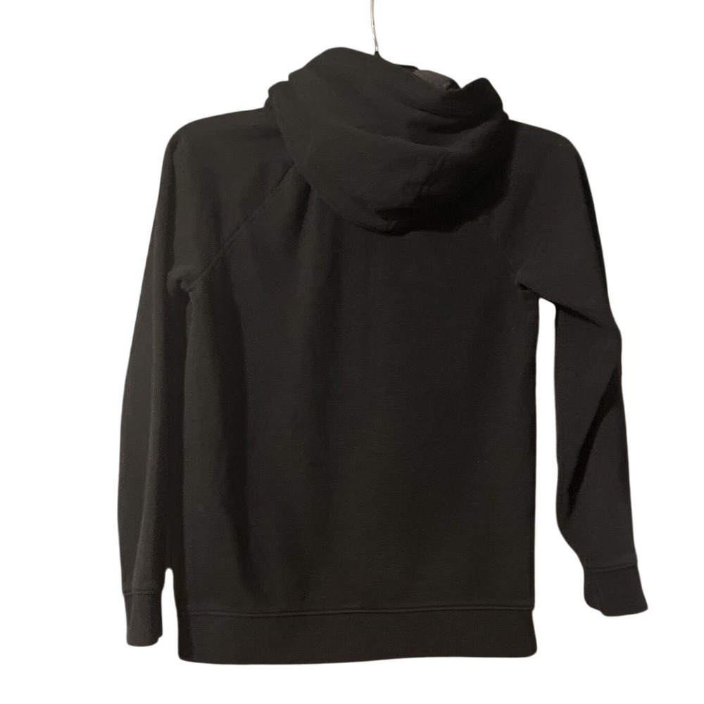 Under Armour Youth Medium Black Logo Hoodie Camo‎ Lined Hood Pullover Sweatshirt - Picture 2 of 6